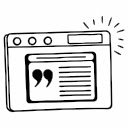 QuoteURLText  screen for extension Chrome web store in OffiDocs Chromium