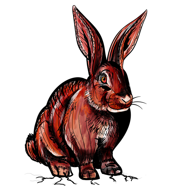 قم بتنزيل رسم توضيحي مجاني لـ Rabbit Wild Red ليتم تحريره باستخدام محرر الصور عبر الإنترنت GIMP