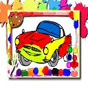 Racing Cars Coloring Book  screen for extension Chrome web store in OffiDocs Chromium