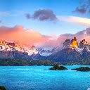 Radiant Dawn Over the Patagonia Mountains  screen for extension Chrome web store in OffiDocs Chromium