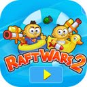 Raft Wars 2 Game Defend Your Treasure in Hilarious Battles!  screen for extension Chrome web store in OffiDocs Chromium