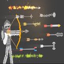 Ragdoll Archers Game  screen for extension Chrome web store in OffiDocs Chromium