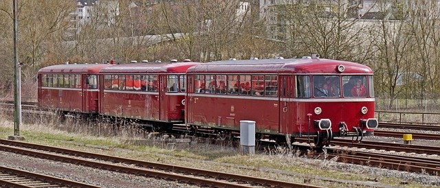 Free download railbus german federal railway free picture to be edited with GIMP free online image editor