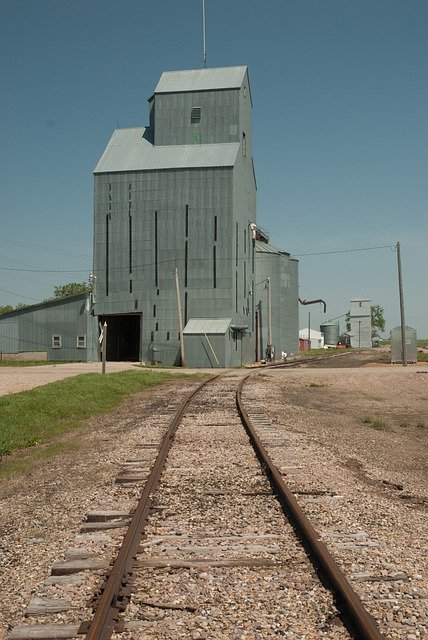 تحميل مجاني للسكك الحديدية ، السكك الحديدية ، مصاعد الحبوب ، صورة مجانية لتحريرها باستخدام محرر الصور المجاني عبر الإنترنت من GIMP