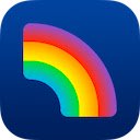 Free download Rainbow Microsoft Word, Excel or Powerpoint template free to be edited with LibreOffice online or OpenOffice Desktop online
