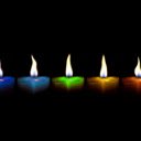 Rainbow candles  screen for extension Chrome web store in OffiDocs Chromium