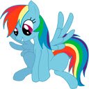 rainbow dash theme small screen  screen for extension Chrome web store in OffiDocs Chromium