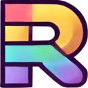 rainbow text  screen for extension Chrome web store in OffiDocs Chromium