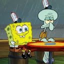 Rainy Day at the Krusty Krab – SpongeBob Live Wallpaper  screen for extension Chrome web store in OffiDocs Chromium