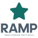 RAMP ServiceNow DevTools  screen for extension Chrome web store in OffiDocs Chromium