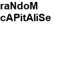 rAndoM capitAliSAtiOn  screen for extension Chrome web store in OffiDocs Chromium