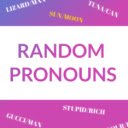 Random Pronouns  screen for extension Chrome web store in OffiDocs Chromium