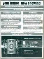 Free download Rave Motion Pictures employment flyer 2003 free photo or picture to be edited with GIMP online image editor