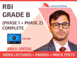 Free download RBI Grade B Phase 1 Phase 2 Complete Online Video Lectures By Anuj Jindal free photo or picture to be edited with GIMP online image editor