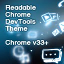 Readable DevTools Theme  screen for extension Chrome web store in OffiDocs Chromium