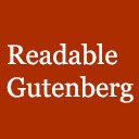 Readable Project Gutenberg  screen for extension Chrome web store in OffiDocs Chromium
