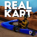 Real Kart Racing PK Game  screen for extension Chrome web store in OffiDocs Chromium