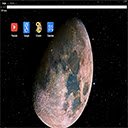 Real Moon  screen for extension Chrome web store in OffiDocs Chromium