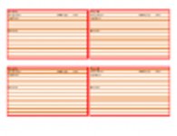 Free download recipe - 3 x 5 Recipe Card (4 cards) DOC, XLS or PPT template free to be edited with LibreOffice online or OpenOffice Desktop online