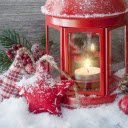 Red candles on Christmas night  screen for extension Chrome web store in OffiDocs Chromium