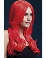 Free download Red Color Smiffy Fever Wig Khloe free photo or picture to be edited with GIMP online image editor