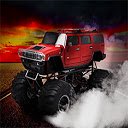 Red Hot Monster Truck  screen for extension Chrome web store in OffiDocs Chromium