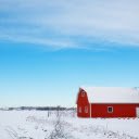 Red house in the snow  screen for extension Chrome web store in OffiDocs Chromium