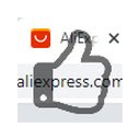 redirect ali ru  screen for extension Chrome web store in OffiDocs Chromium