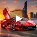 Red Lamborghini Live Wallpaper New Tab  screen for extension Chrome web store in OffiDocs Chromium