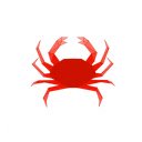 Red paper crab  screen for extension Chrome web store in OffiDocs Chromium