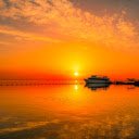 Red sea at sunset  screen for extension Chrome web store in OffiDocs Chromium