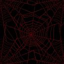 Red Spider Web Theme  screen for extension Chrome web store in OffiDocs Chromium