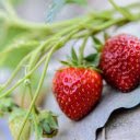 Red strawberry  screen for extension Chrome web store in OffiDocs Chromium