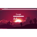 Red Sunset  screen for extension Chrome web store in OffiDocs Chromium