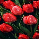 red tulips wallpaper  screen for extension Chrome web store in OffiDocs Chromium