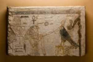 Free download Relief Block from a Building of Amenemhat I free photo or picture to be edited with GIMP online image editor