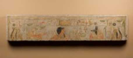 Free download Relief Decorated Lintel from a Building of King Amenemhat I free photo or picture to be edited with GIMP online image editor