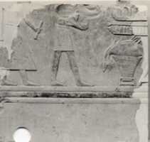 Free download Relief from the tomb of Queen Neferu: a scribe and a cupbearer approach the queens offering table - see 26.3.353-1 free photo or picture to be edited with GIMP online image editor