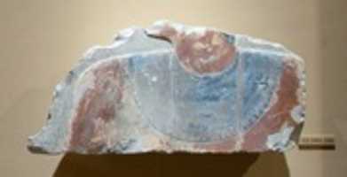 Free download Relief, tomb of Dagi: shoulders and Nnck of a large figure of Dagi free photo or picture to be edited with GIMP online image editor