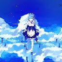 Rem Anime Girl ReZero Anime Theme  screen for extension Chrome web store in OffiDocs Chromium
