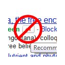 OfficeDocs क्रोमियम में एक्सटेंशन Chrome वेब स्टोर के लिए Google खोज परिणाम स्क्रीन से शेयर (+1) हटाएं