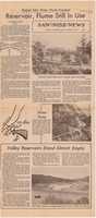 Free download Reservoir, flume still in use: named after water works president (San Jose News, January 30, 1976) free photo or picture to be edited with GIMP online image editor