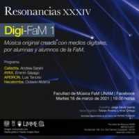 বিনামূল্যে ডাউনলোড করুন RESONANCIAS XXXIV. Digi-FaM 1. বিনামূল্যে ছবি বা ছবি GIMP অনলাইন ইমেজ এডিটর দিয়ে সম্পাদনা করা হবে