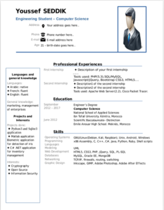 ແມ່ແບບ Microsoft Resume, Curriculum Vitae - CV for OffiDocs
