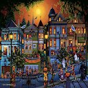 Retro Halloween Night Theme  screen for extension Chrome web store in OffiDocs Chromium
