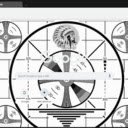 Retro TV Test Pattern  screen for extension Chrome web store in OffiDocs Chromium
