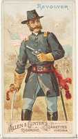Free download Revolver, from the Arms of All Nations series (N3) for Allen & Ginter Cigarettes Brands free photo or picture to be edited with GIMP online image editor