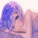 Re:zero Ecchi Cute Rem Anime Theme screen for extension Chrome web store in OffiDocs Chromium