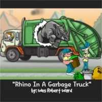 Free download Rhino In A Garbage Truck free photo or picture to be edited with GIMP online image editor