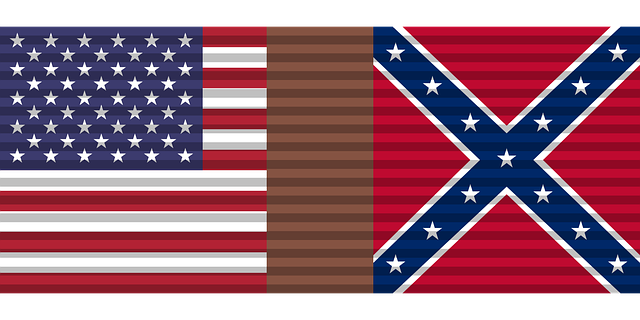 Descărcare gratuită Ribbon Civil War America - Grafică vectorială gratuită pe Pixabay ilustrație gratuită pentru a fi editată cu editorul de imagini online gratuit GIMP